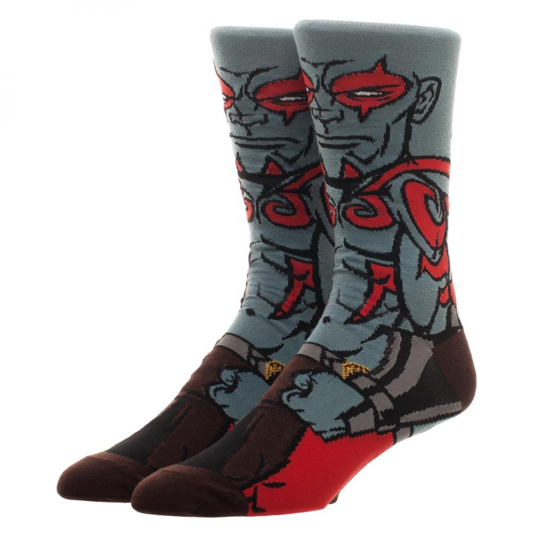 Marvel Guardians of the Galaxy Drax 360 Character Crew Socks